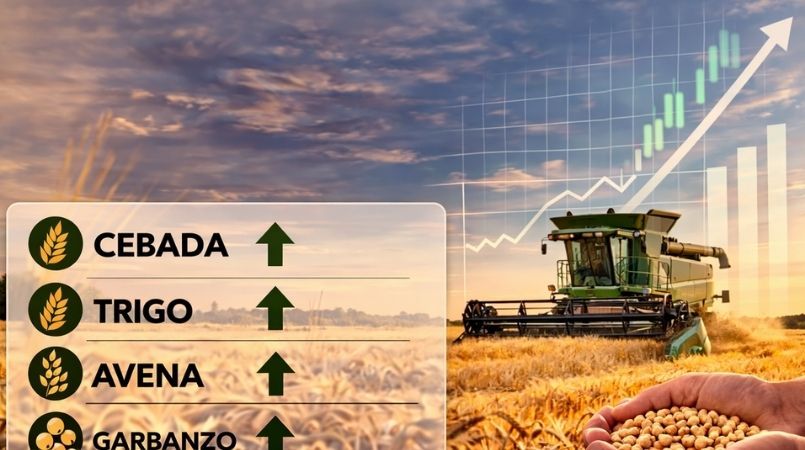 Subida del precio del cereal en España 2026